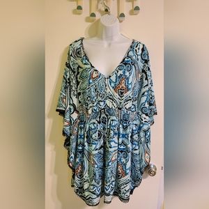 EUC Swim by Cacique coverup/top, sz 14/16